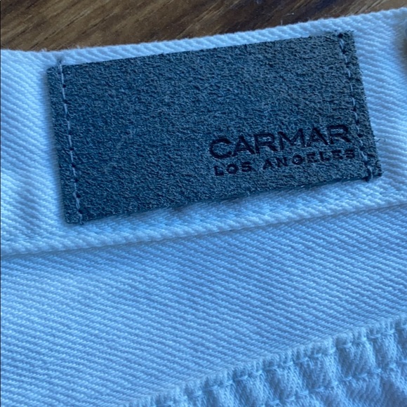 LF Carmar Jean White Titania Cargo Pocket Shorts - Picture 6 of 8